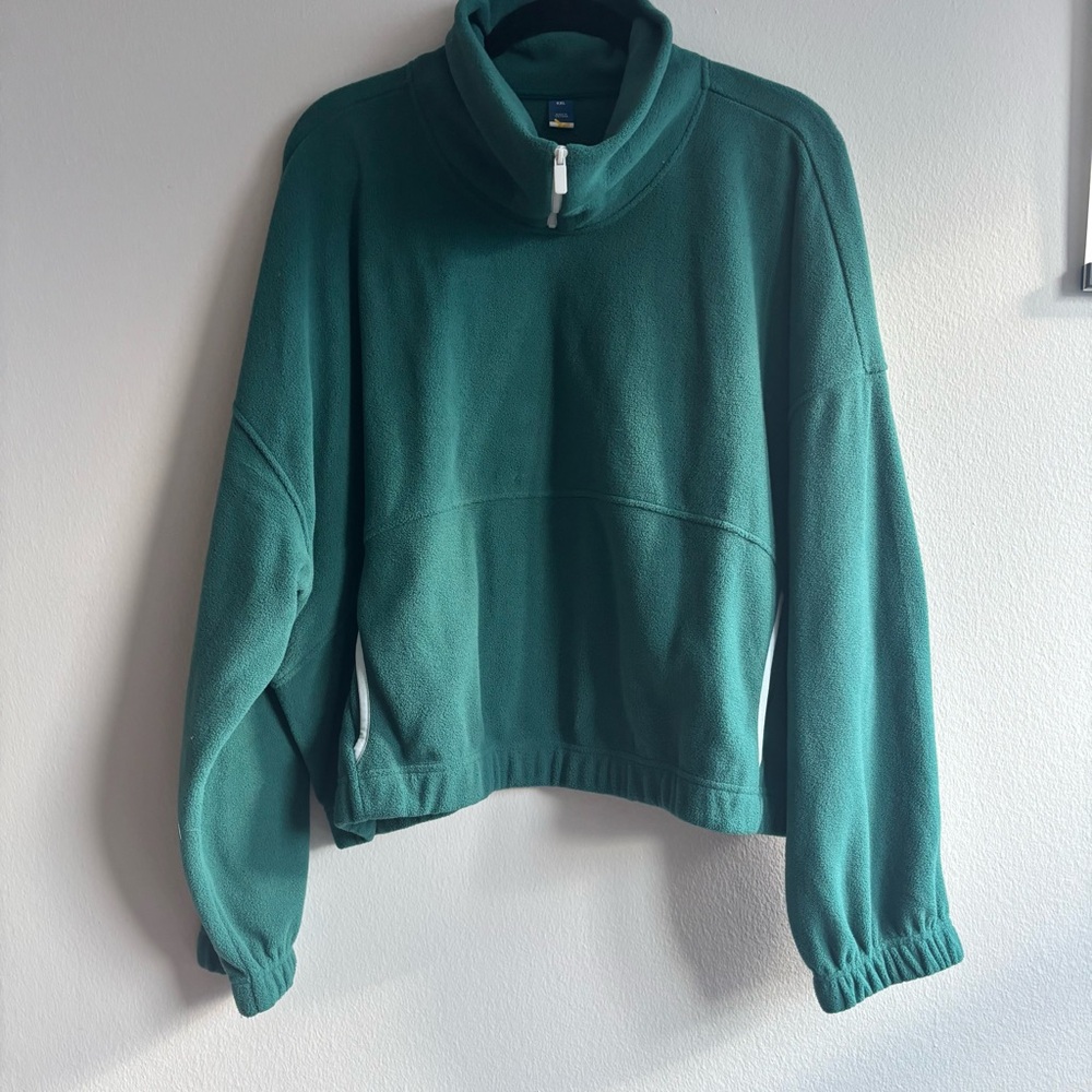 💚Green Fleece Pullover
